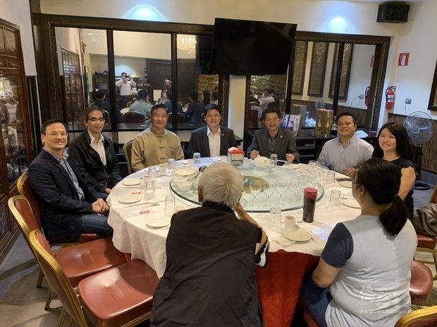 臺灣商會幹部與大使館人員互動交流