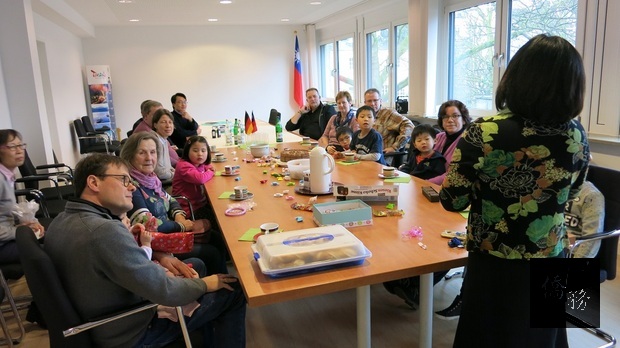 認養家庭藉此機會透過駐處認識中華文化。