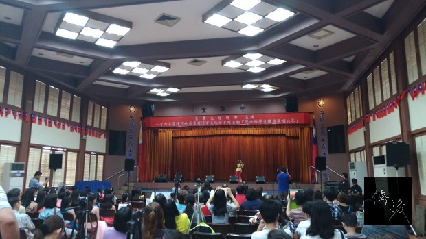 菲華文經總會於9月16日舉辦漢字文化節系列活動-大馬尼拉地區華校學生國語歌唱比賽。（菲華文教中心提供）