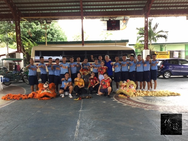 菲律賓警政署第一支舞獅隊伍。