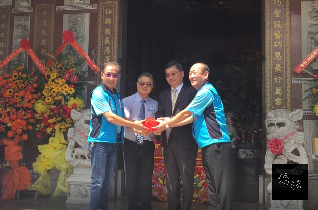 蔡炳烈接任越南平陽巧聖廟主任委員。