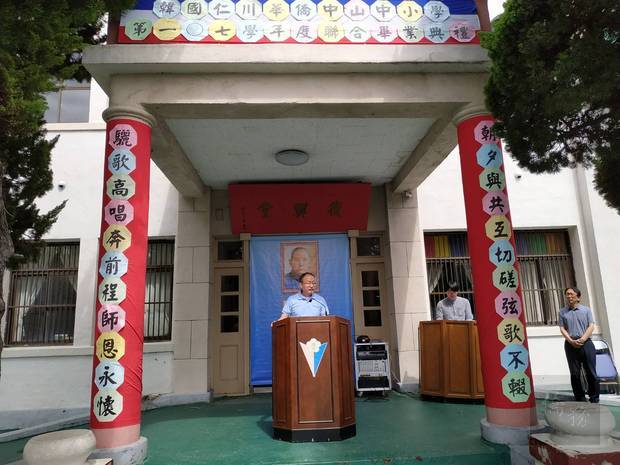 隋善民以4個故事勉勵學弟妹。