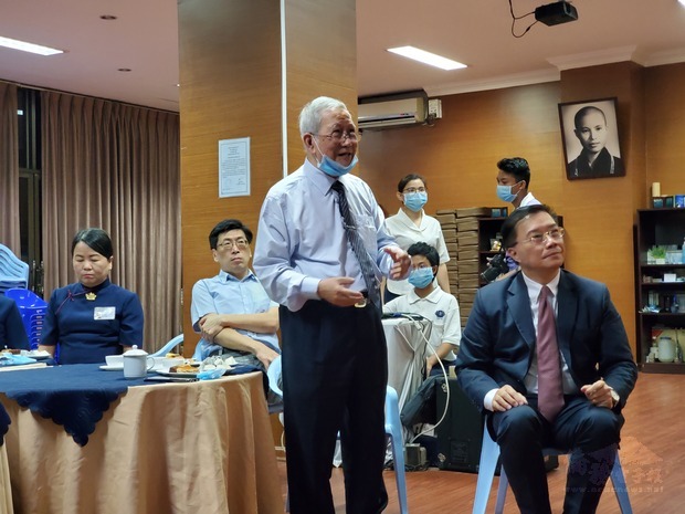 蘇金國開場說明慈濟基金會前來緬甸深耕的緣由。