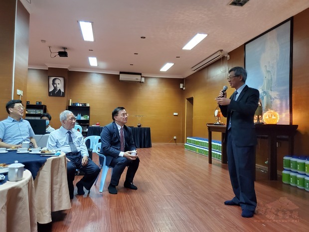 林治民闡述人文志業在緬甸深耕的成果。