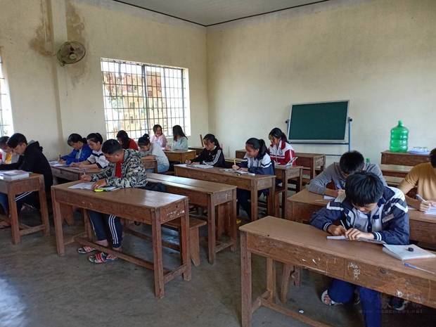 林同中山學校學生上課情形良好。