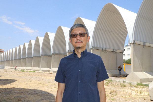 土耳其哈泰省雷伊漢勒巿興建台灣－雷伊漢勒世界公民中心將完工，駐土耳其代表鄭泰祥（圖）10日訪視營造進度。（中央社提供）