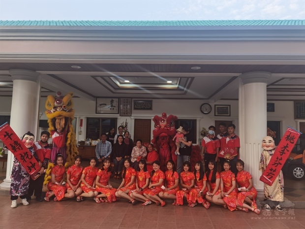 大同拜年團向沐玉福主席府上拜年賀歲合影