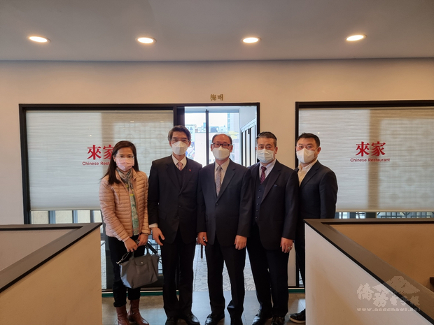 林處長夫婦訪問蔚山華僑協會