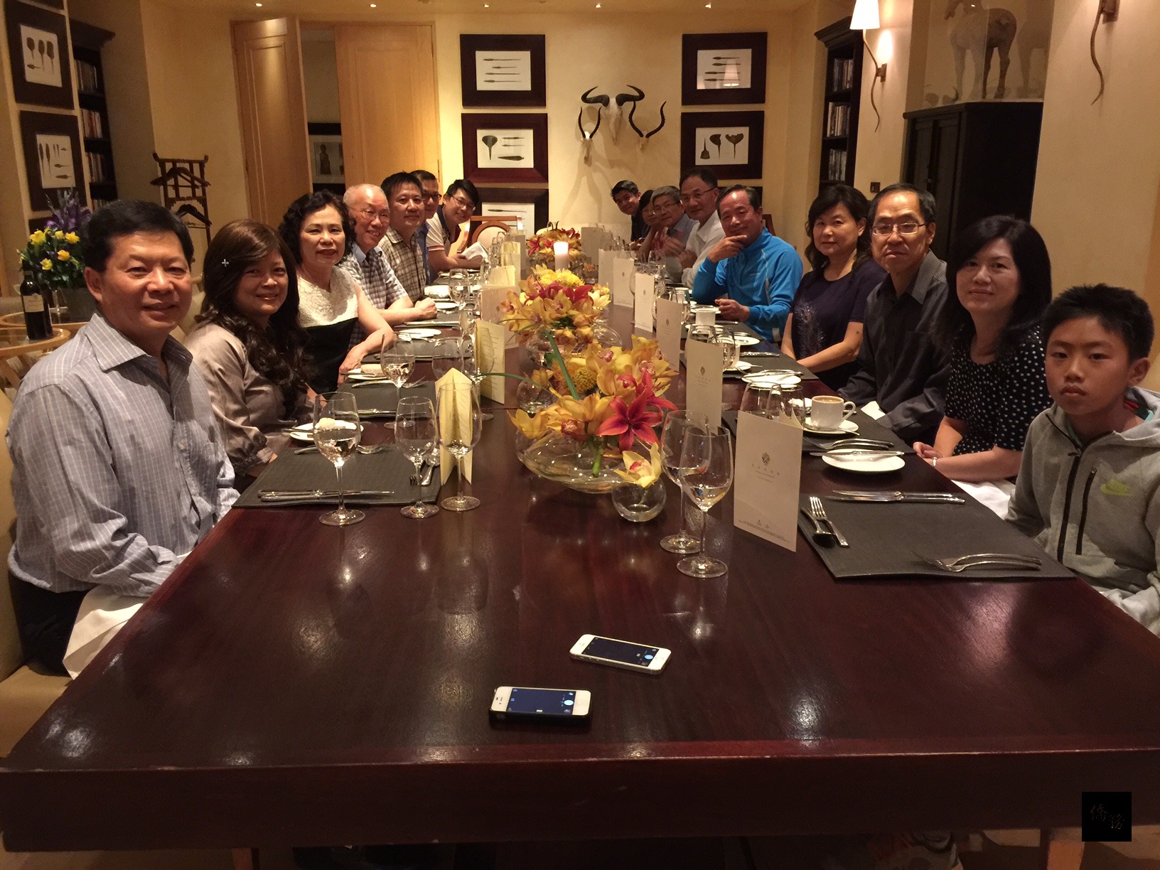 第17屆海外台商磐石獎南非地區得獎人王綠樹舉辦晚宴。（駐南非代表處提供）