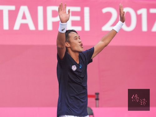 Taiwan tennis player Jason Jung; Photo courtesy of CNA