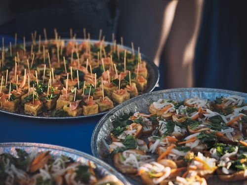 Taiwanese-Vietnamese fusion food served at TaiwanFest in Toronto on Friday / Photo courtesy of CNA