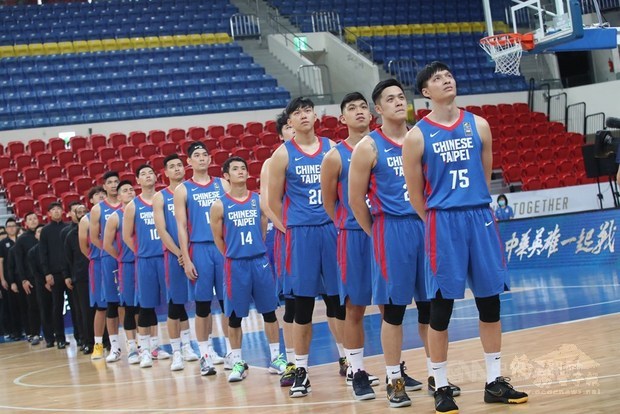 Taiwan's mens national basketball team/Photo courtesy of CNA