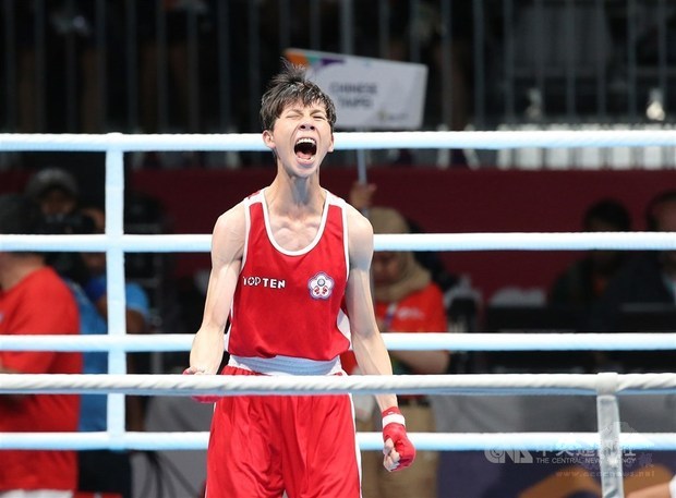 Taiwanese boxer Lin Yu-ting ／Photo courtesy of CNA