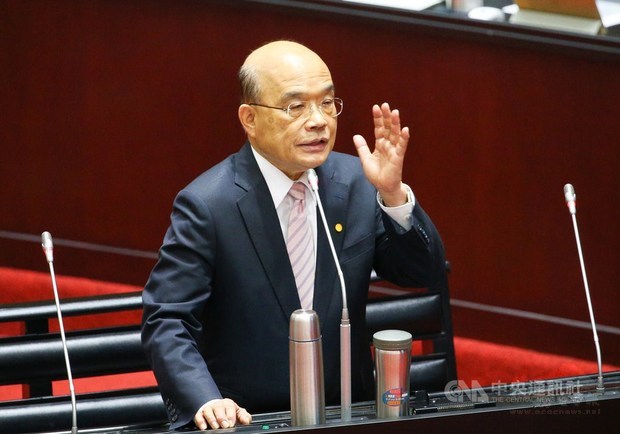 Premier Su Tseng-chang/Photo courtesy of CNA