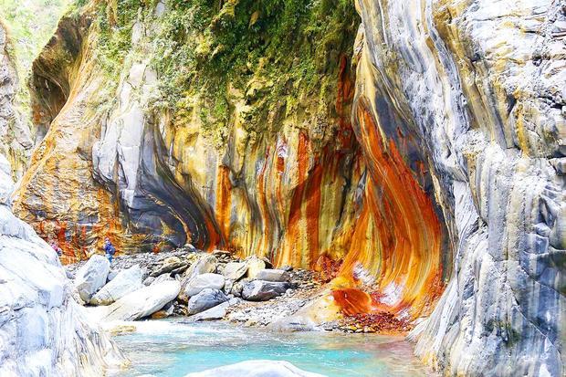 Hayou River in Pingtung County is pictured on Friday./ Photo courtesy of Taipei Times