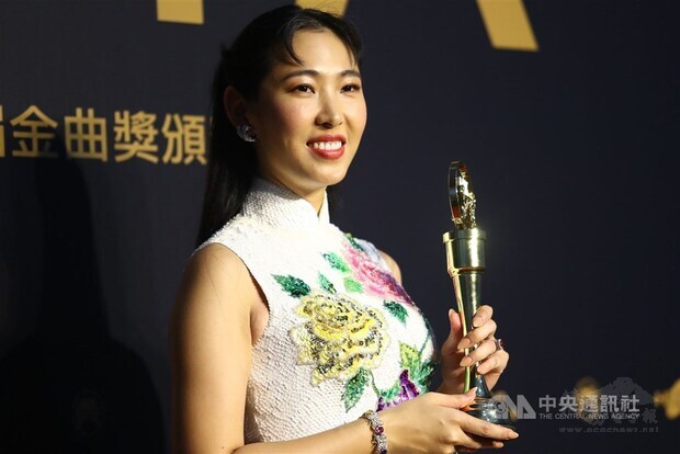 Best Mandarin album winner Joanna Wang./Photo courtesy of CNA
