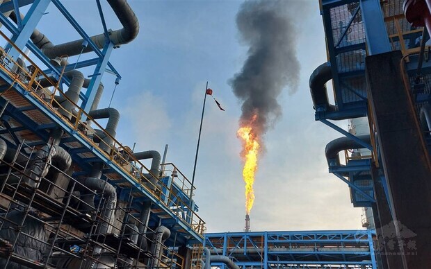 CPC Taiwan's petrochemical complex in Linyuan, Kaohsiung. File photo courtesy of Kaohsiung City Environmental Protection Bureau