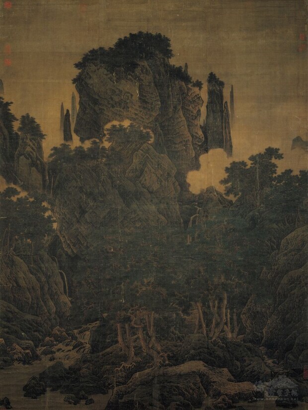 “Travelers Among Mountains and Streams” by Song dynasty artist Fan Kuan. Image courtesy of National Palace Museum