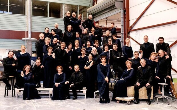 A group photo of the Chorus of Dutch National Opera, taken when it was named by Opernwelt as the best opera chorus of the year in 2016. Photo from the Dutch National Opera's website