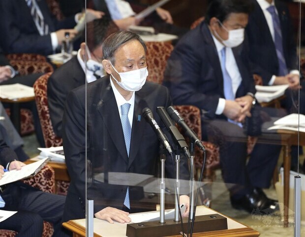 Japan's Prime Minister Yoshihide Suga (Kyodo News photo)
