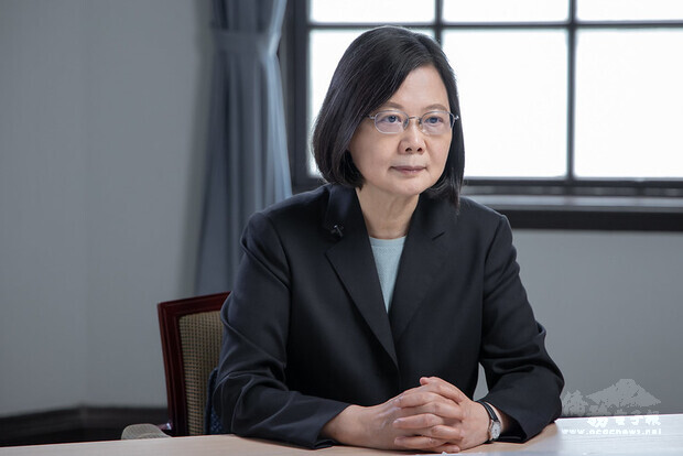 President Tsai Ing-wen addresses the 21st Asian Physics Olympiad via a pre-recorded video.