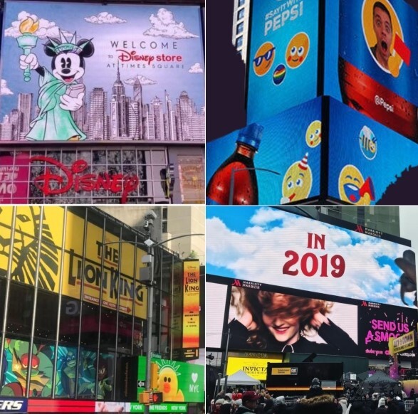 不只跨年,各大企業品牌在時代廣場舉辦的活動,背後也都有翔琥科技身影。