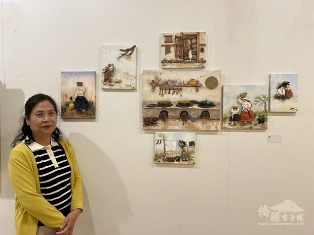 台灣女兒羅文凰的韓紙民俗畫創作受到韓國當地肯定，3月4日至4月4日受邀至位於慶尚北道的韓國國立白頭大幹樹木園展出。