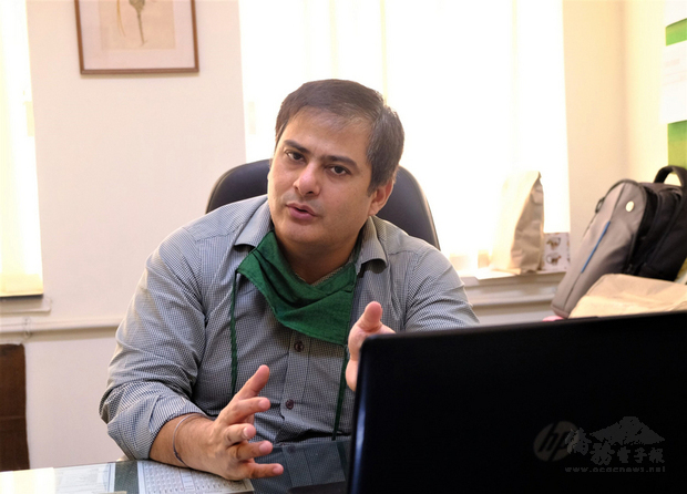 在印度茶葉拍賣業有21年經驗的湯馬斯茶葉拍賣公司資深總經理迪歐。